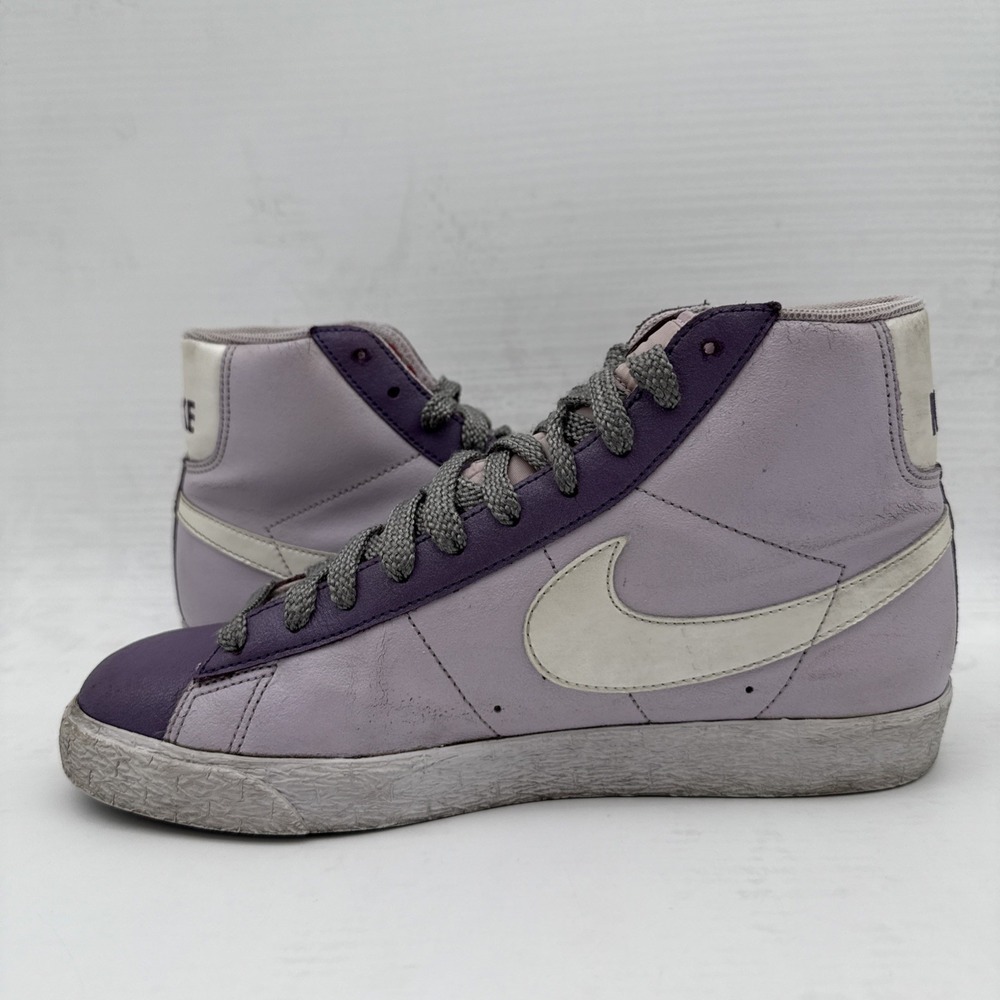 Nike Blazer High 317808-511 Women Purple/White Athletic Sneaker 2009 Size US 9 - Picture 4 of 16